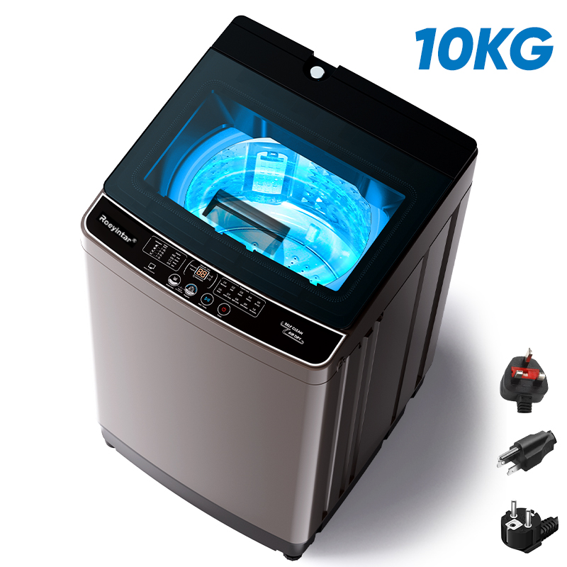 Fully Automatic Smart Stainless Steel Top-Loading Glass Top Washer Dryer for Household Hotel